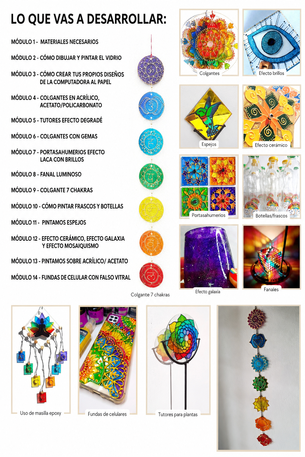 CURSO ONLINE PINTURA VITRAL